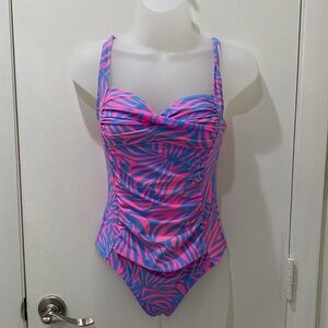 Pink and Blue women Swimwear